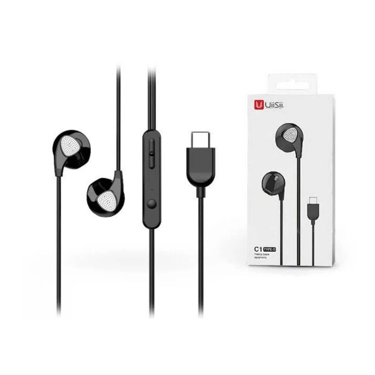 uiisii c1 type c heavy bass earphone
