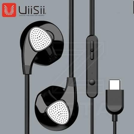 uiisii c1 type c heavy bass earphone