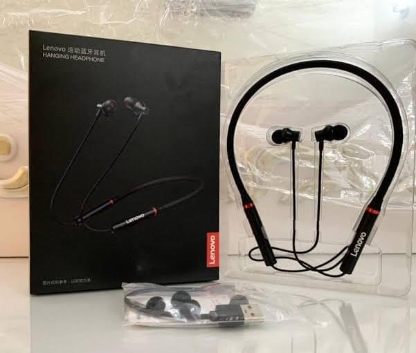 lenovo he05x bluetooth neckband earphone